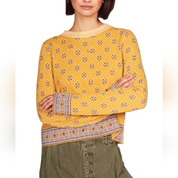 Free People Sweaters - Free People New Age Cropped Boho Rayon  Blend Sweater top small